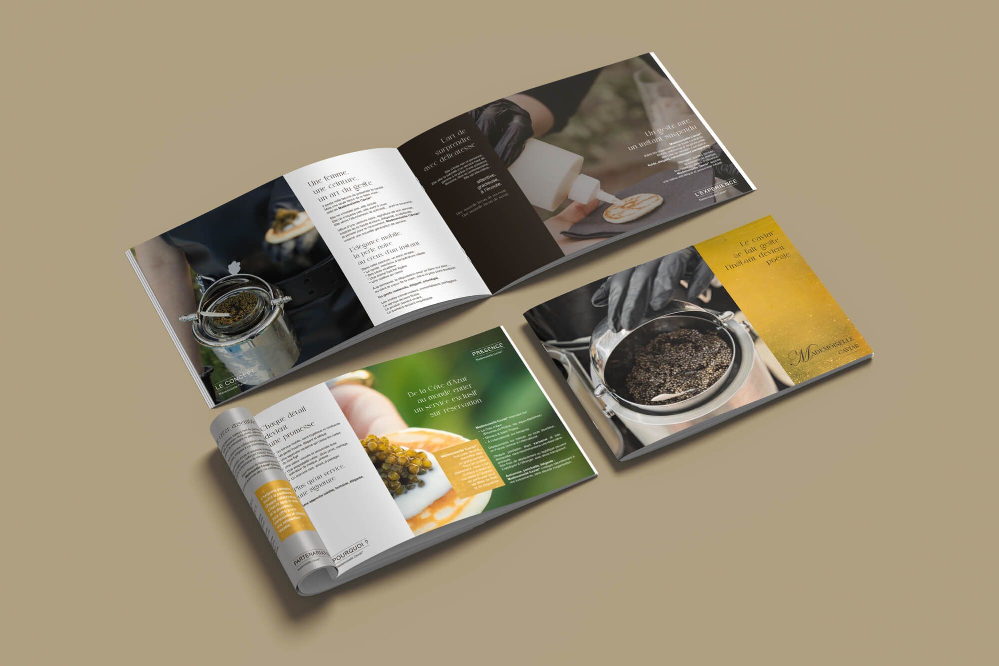 Brochure commerciale Mademoiselle Caviar